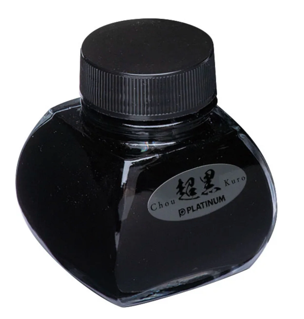 Platinum Chou Kuro Black Bottled Ink