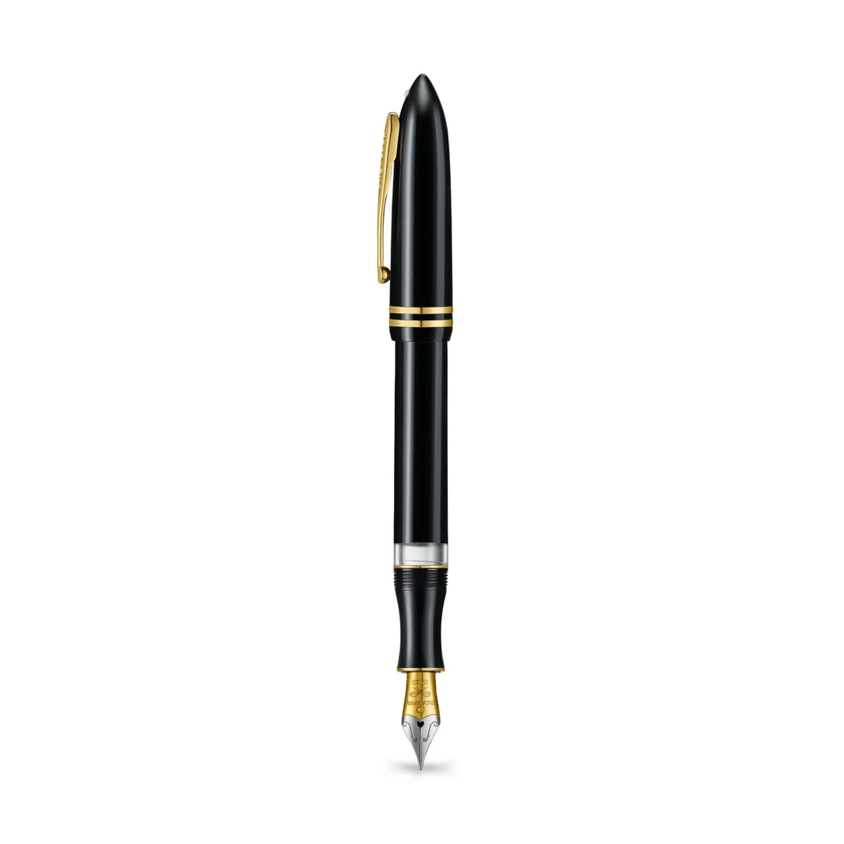 Sheaffer Balance III E893 Glossy Black and Gold Trims Fountain Pen Collection