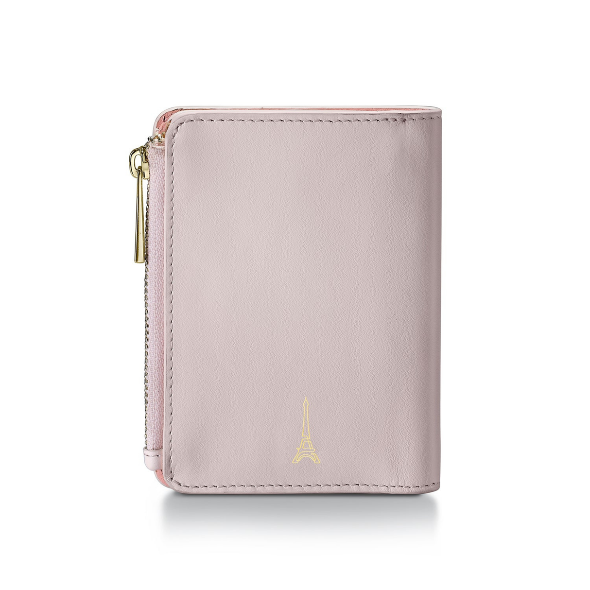 Sheaffer Emily in Paris Full-Grain Leather Zipped Bifold Coin Wallet - Pink