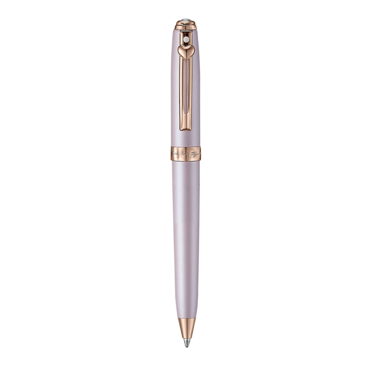 Sheaffer Prelude Mini 9810 Pastel Pink Ballpoint Pen with Swarovski Crystal and Small Hardbound Notebook Gift Set
