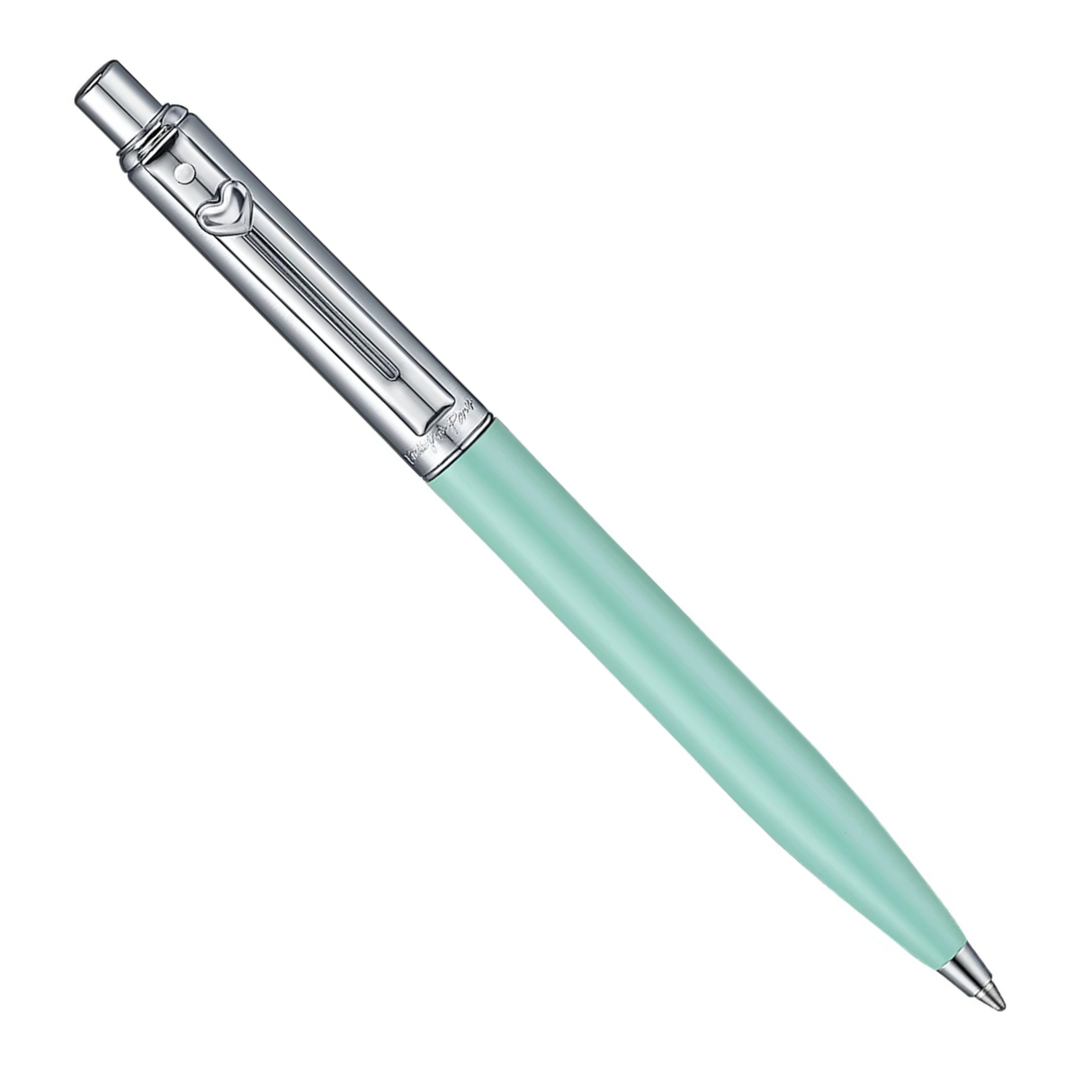 Sheaffer Emily in Paris Sentinel E321 Green Matte Finish with Chrome-Plated Trims and Bow-Shaped Clip Emblem Ballpoint Pen