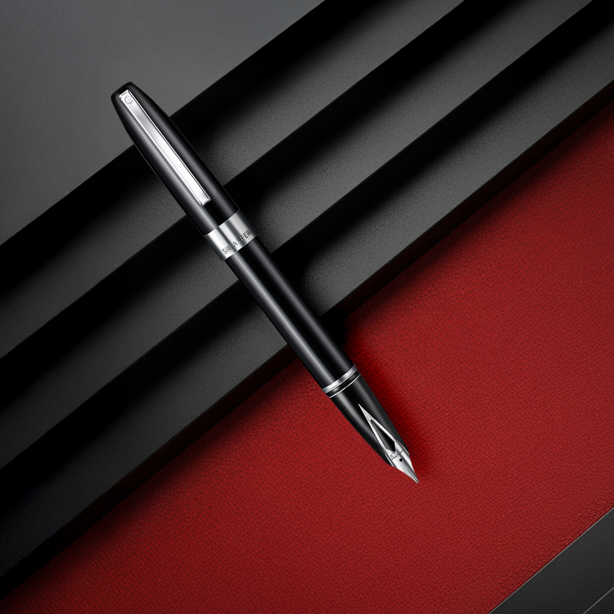 Sheaffer Legacy Glossy Black Fountain Pen Collection