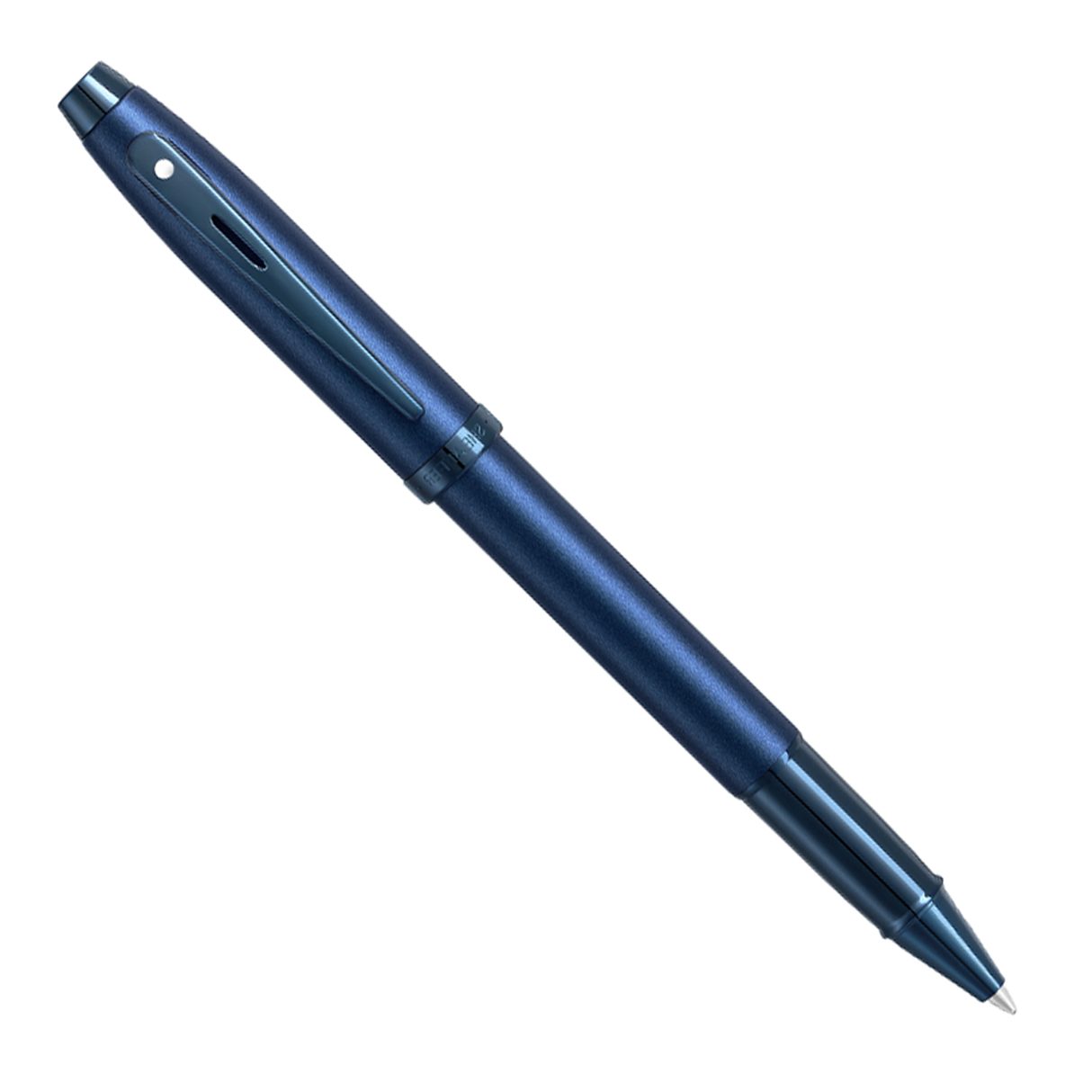 Sheaffer 100 Satin Blue w/PVD Blue Trim - Rollerball