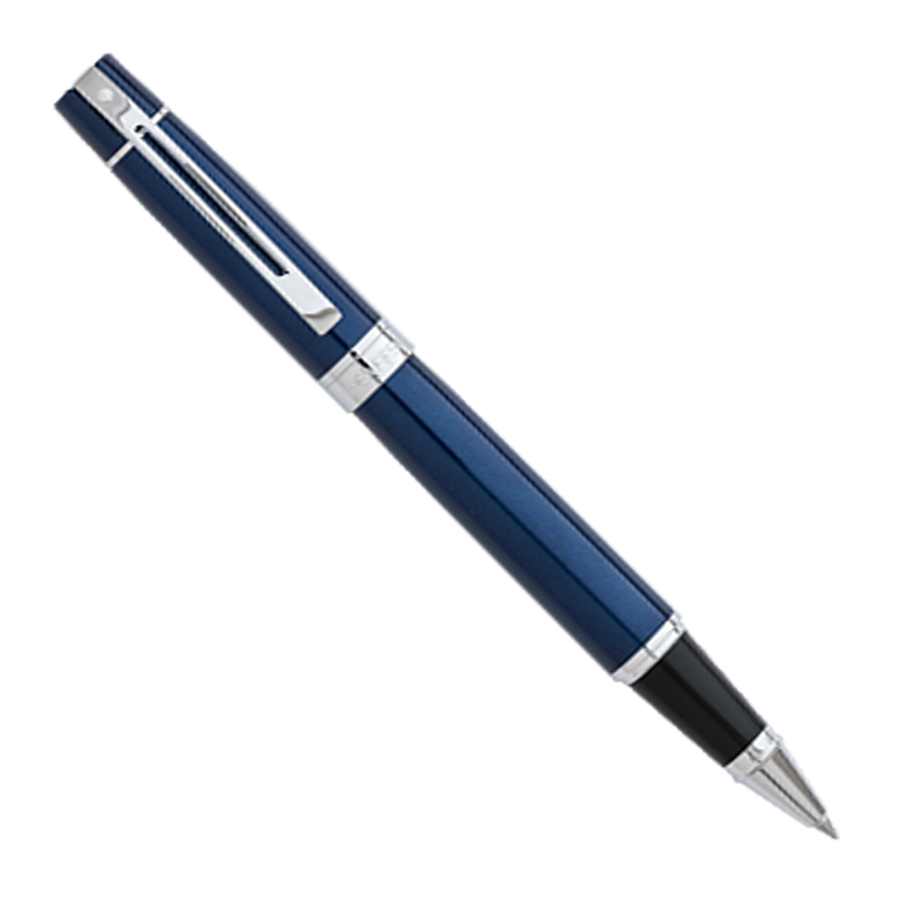 Sheaffer 300 Blue Lacquer Chrome Trim - Rollerball