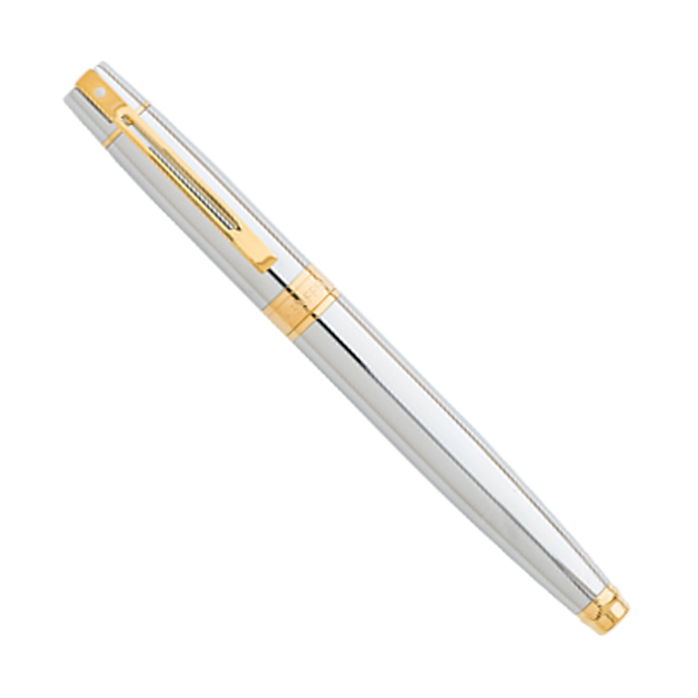 Sheaffer 300 Chrome & Gold Tone Trim - Rollerball