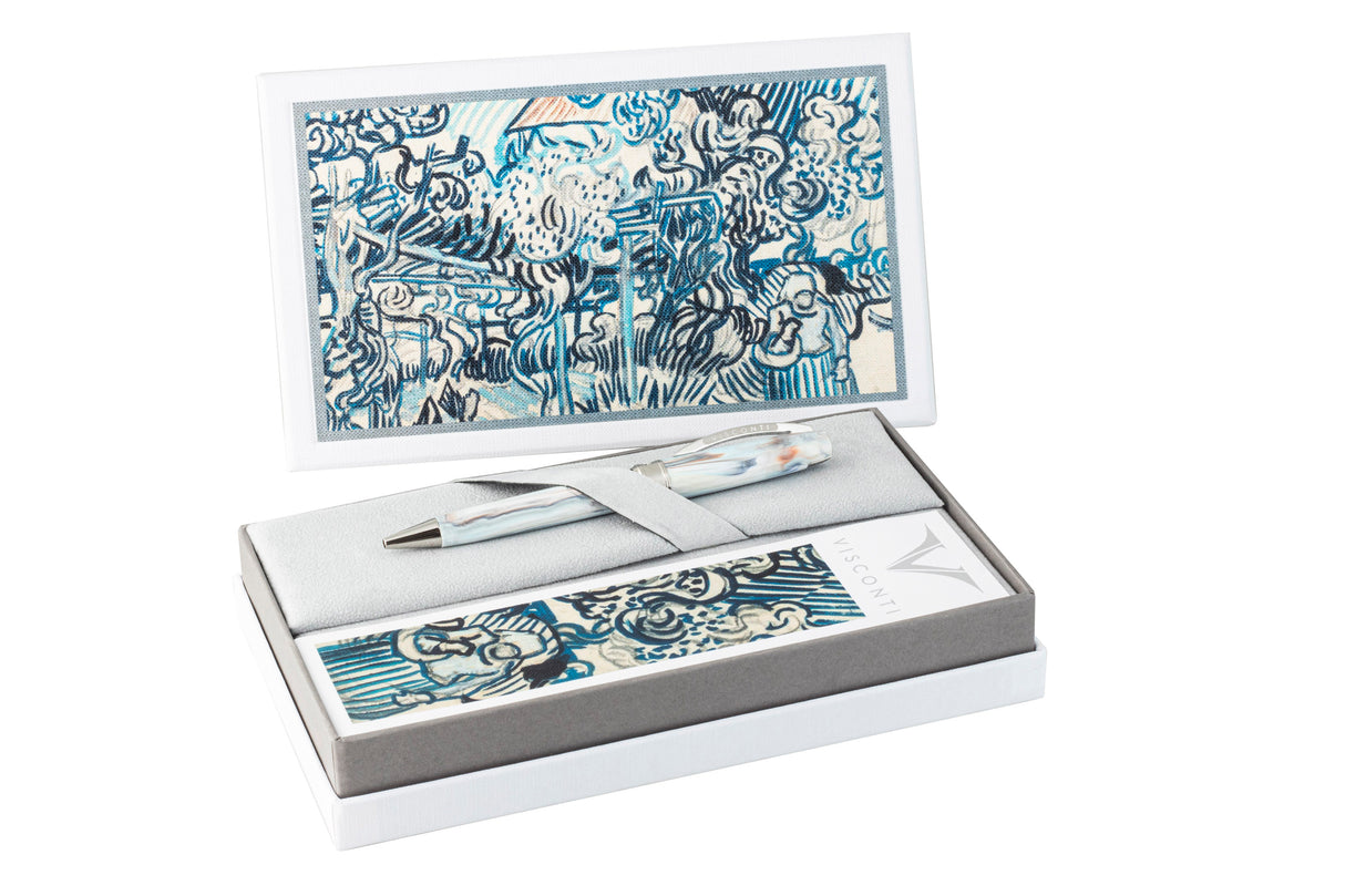 Visconti Van Gogh Impressionist Old Vineyard with Peasant Woman - Ballpoint