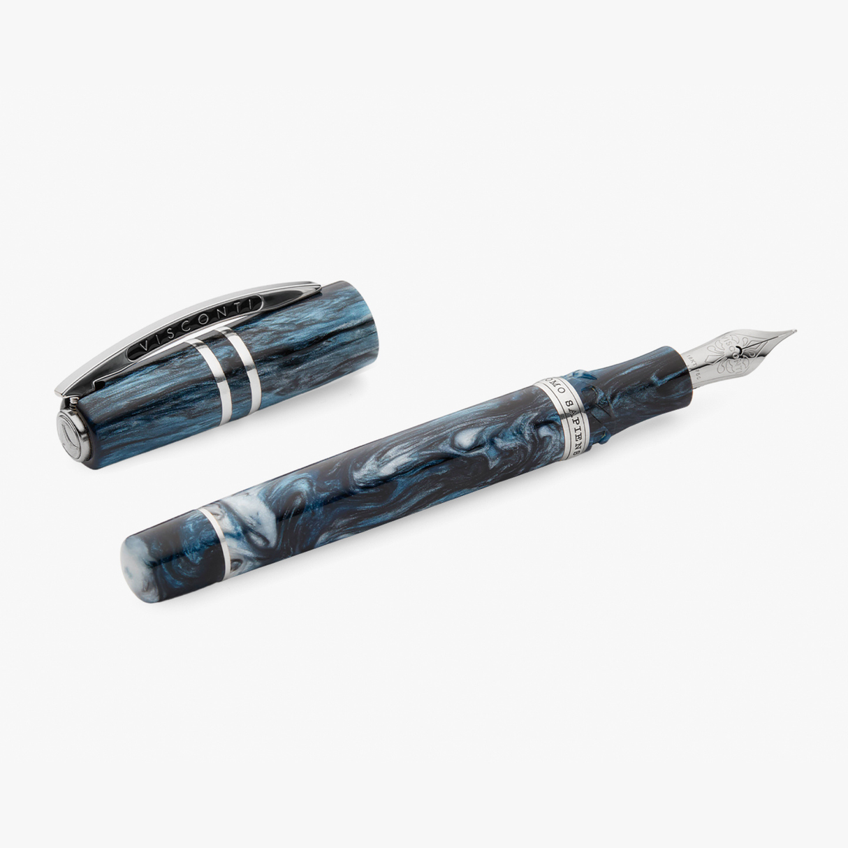 Visconti Limited Edition Homo Sapiens Dark Sapphire Fountain Pen Collection