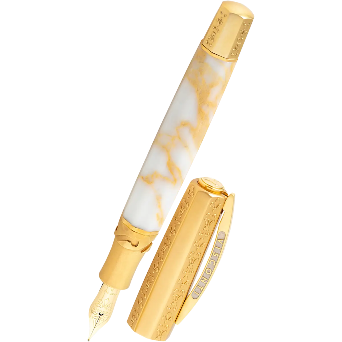 Visconti Il Magnifico Calacatta Gold Limited Edition - Fountain Pen