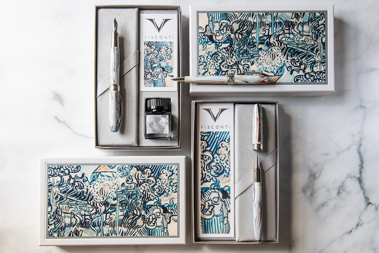 Visconti Van Gogh Impressionist Old Vineyard with Peasant Woman - Rollerball