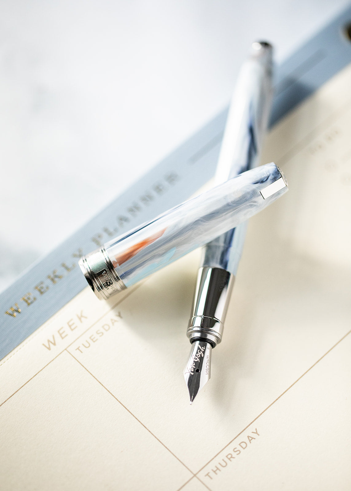 Visconti Van Gogh Impressionist Old Vineyard with Peasant Woman - Fountain Pen