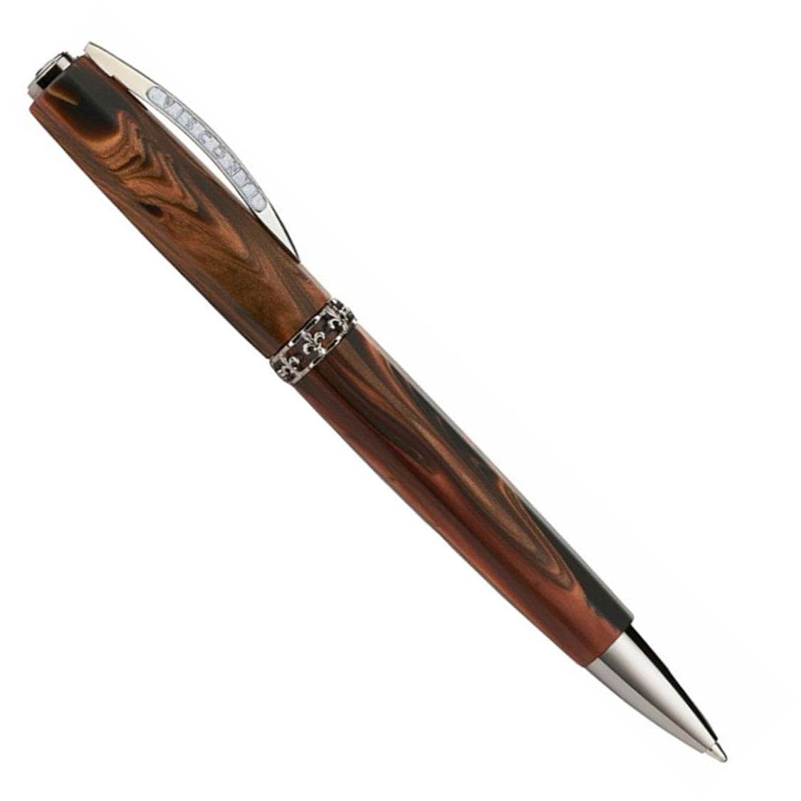 Visconti Medici Briarwood w/Ruthenium Trim - Ballpoint