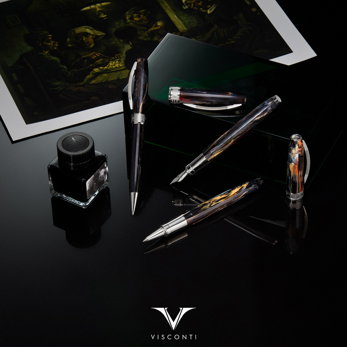 Visconti Van Gogh Impressionist "Potato Eaters" Ballpoint