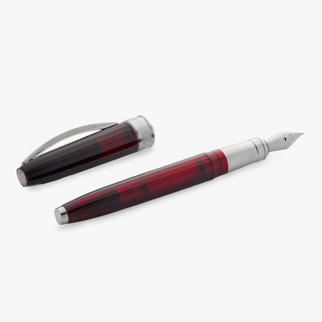 Visconti Michelangelo Red Fountain Pen