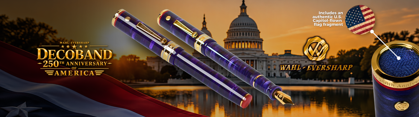 Walh-Eversharp Decoband 250th Anniversary of America Fountain Pen Collection