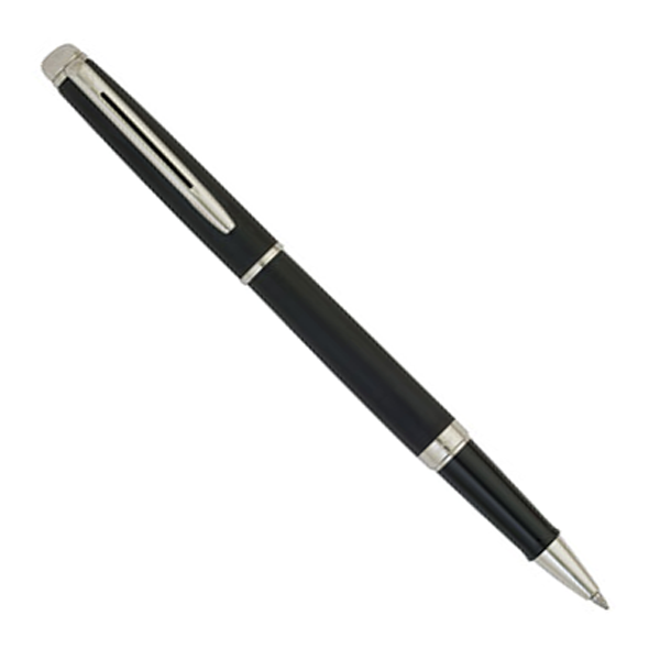 Waterman Hémisphère Black Matte Chrome Trim - Rollerball