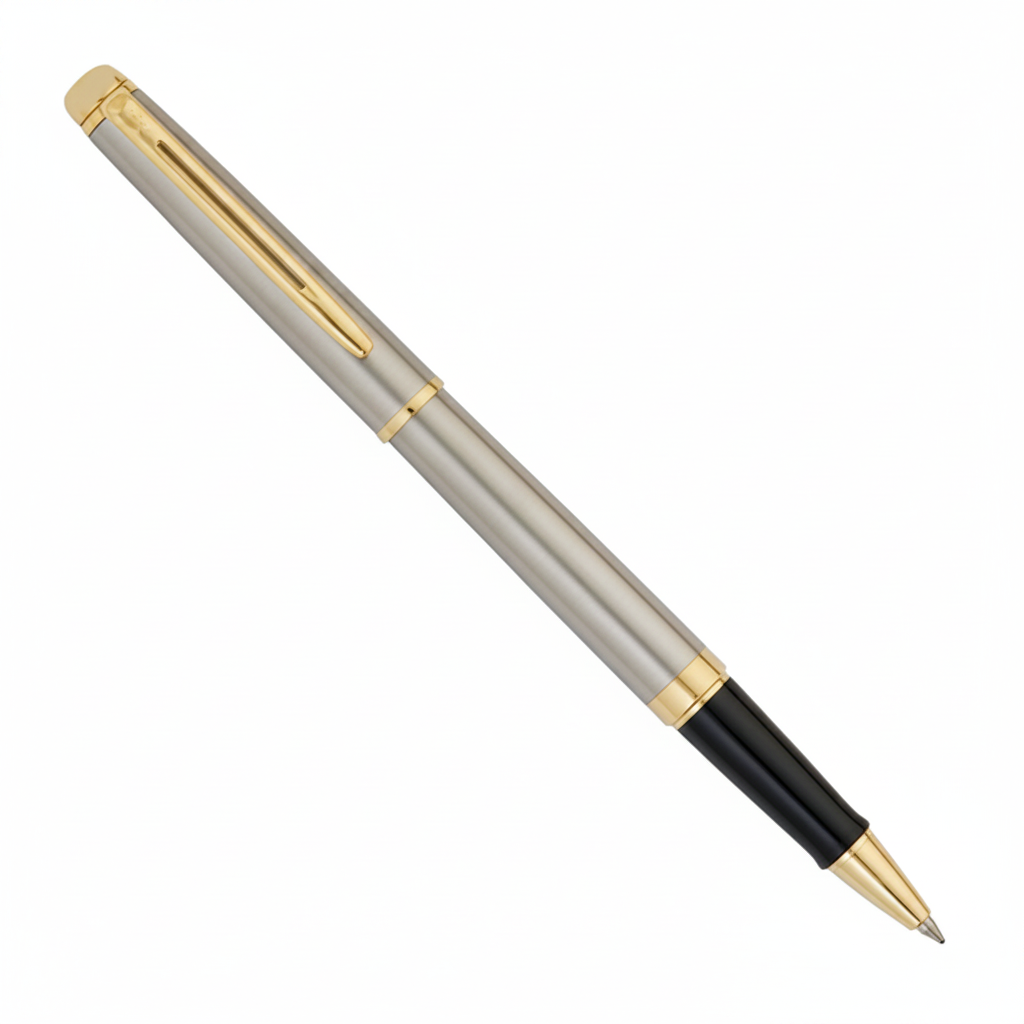Waterman Hémisphère Stainless Gold Trim - Rollerball