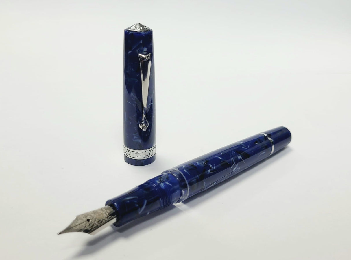ASC Studio Blue Lapis Rhodium Trim - Fountain Pen