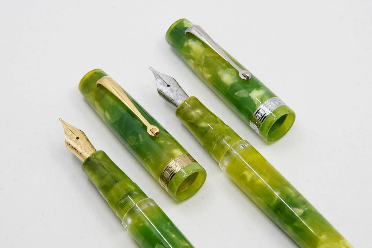 ASC Studio Green Grasshopper Rhodium Trim - Fountain Pen