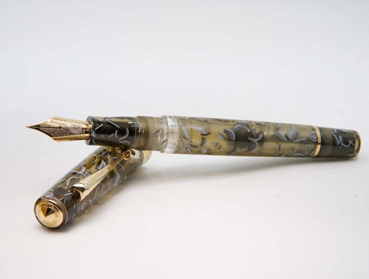ASC Studio Green Guatemala Gold Trim - Fountain Pen