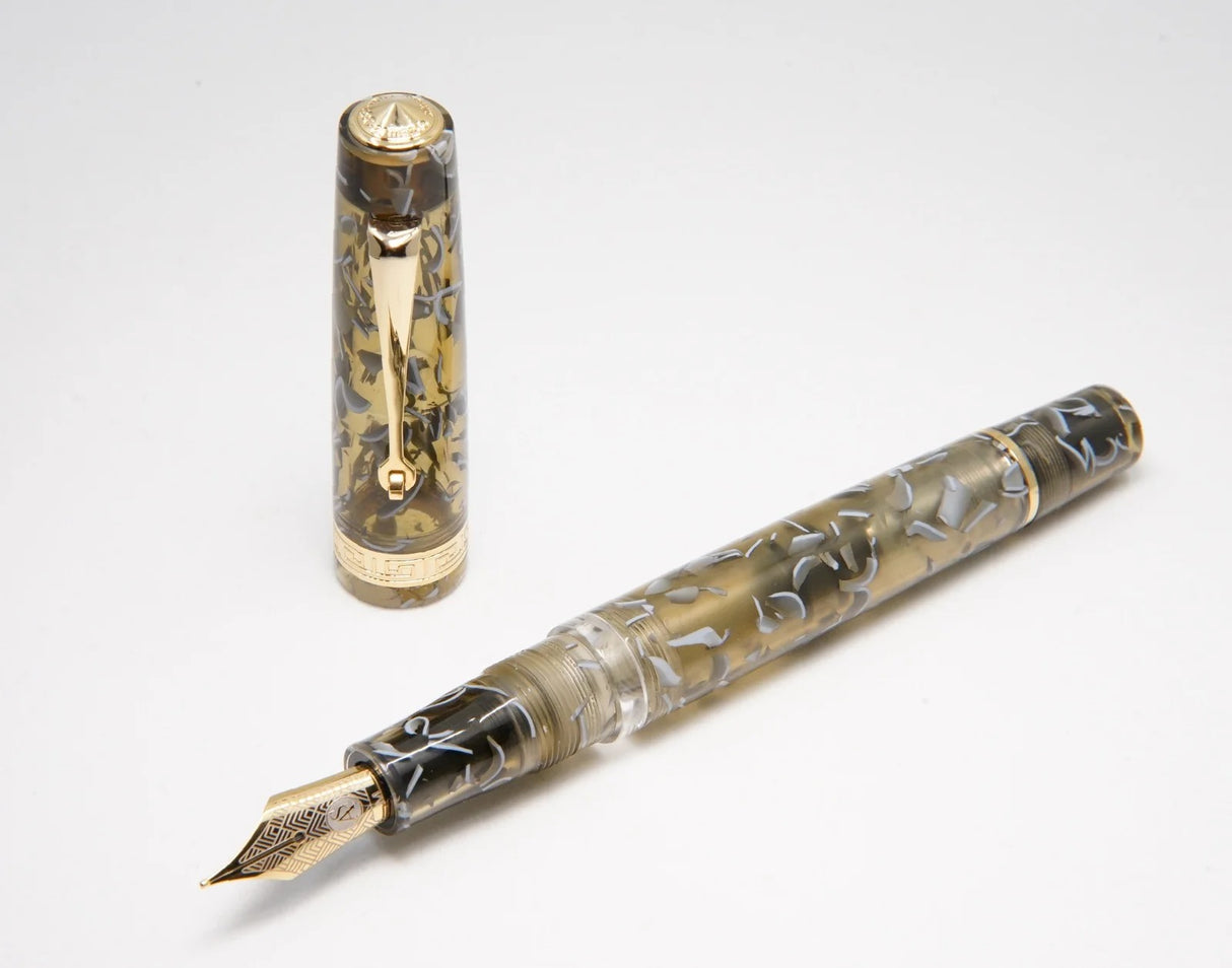 ASC Studio Green Guatemala Gold Trim - Fountain Pen