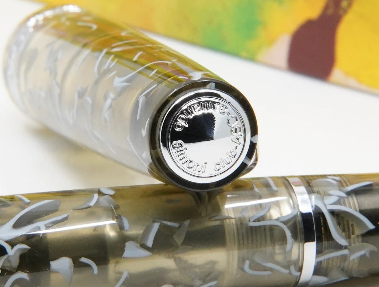 ASC Studio Green Guatemala Rhodium Trim - Fountain Pen