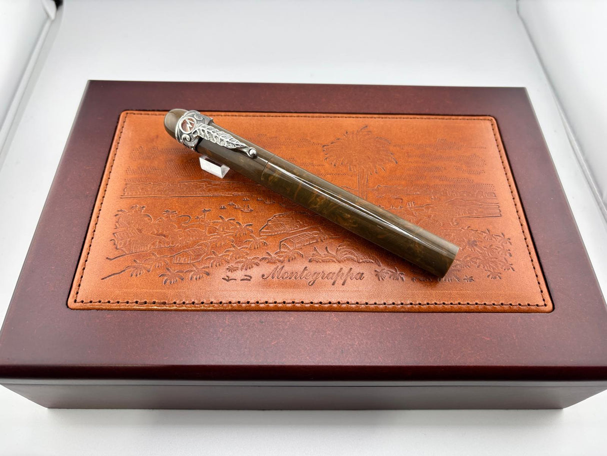 Montegrappa Cigar Limited Edition Fountain Pen - Medium 18kt Gold Nib