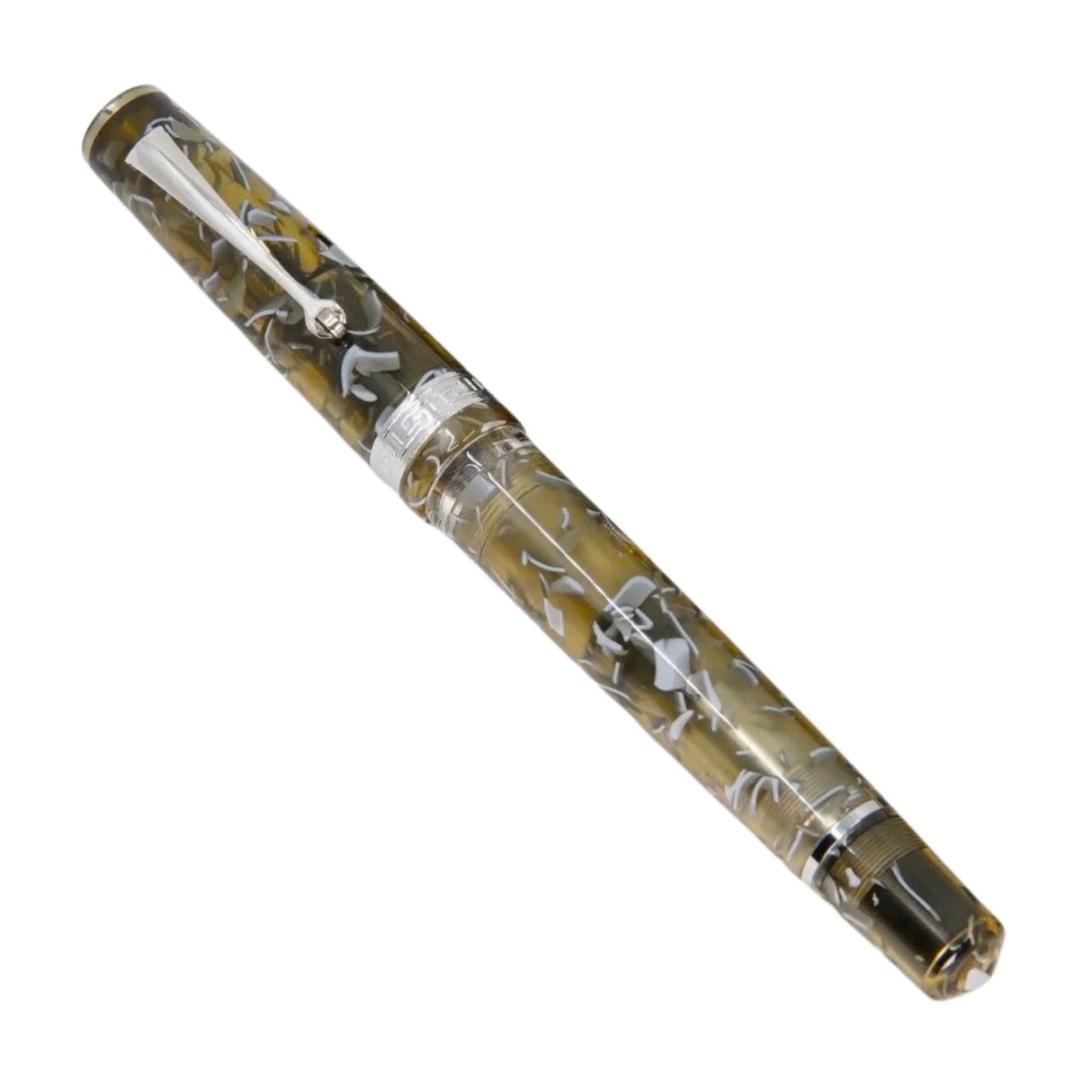 ASC Studio Green Guatemala Rhodium Trim - Fountain Pen