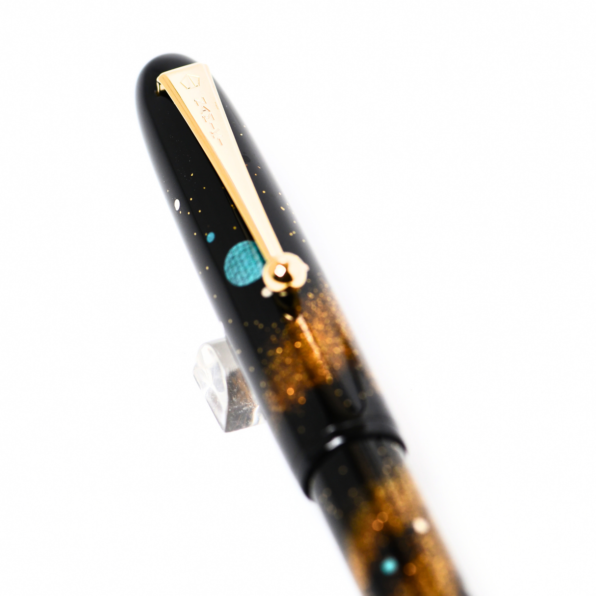 Namiki Yukari Milky Way Raden Maki-e Fountain Pen - Broad 18kt Gold Nib