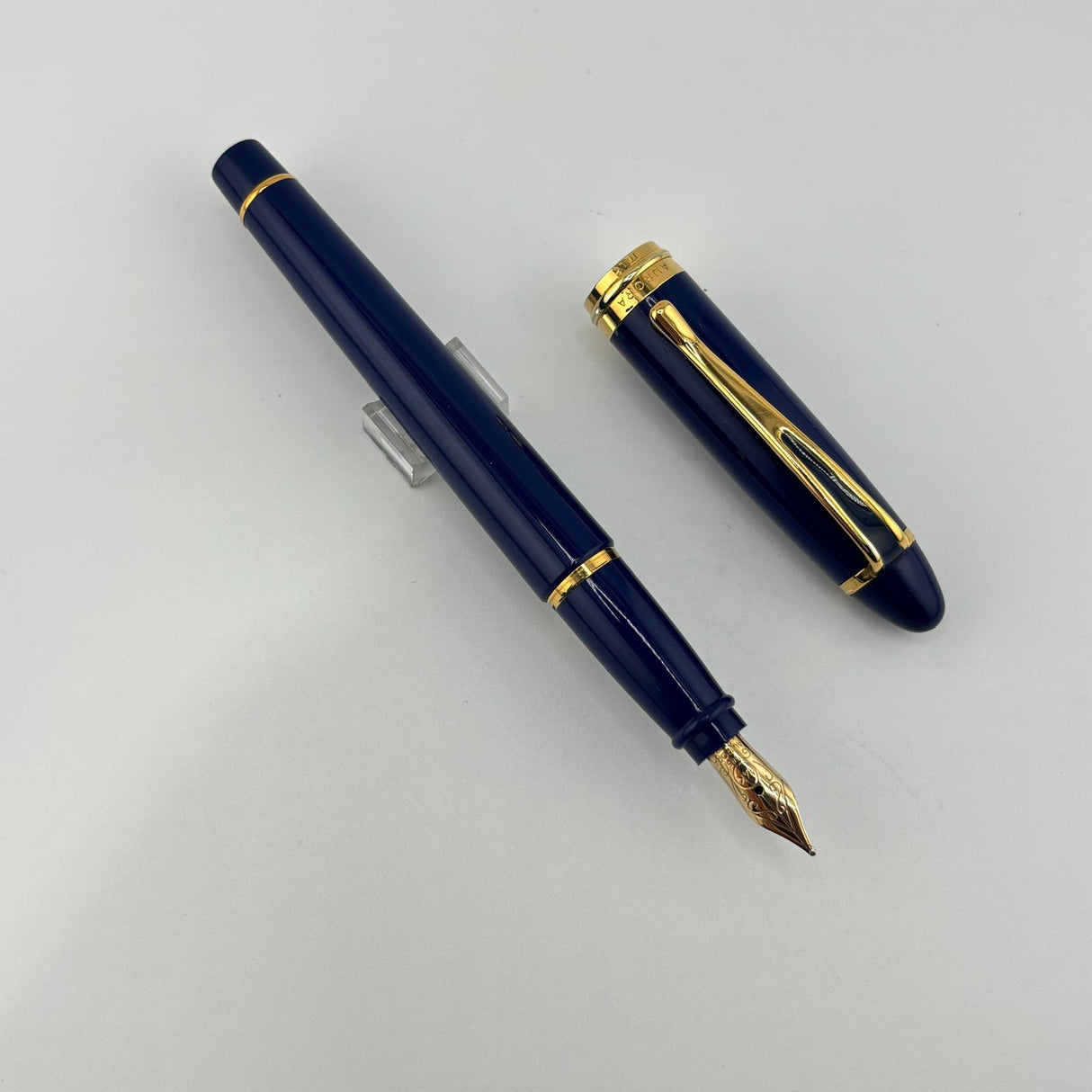 Aurora Ipsilon Deluxe Blue 14K585 gold nib - Fountain Pen