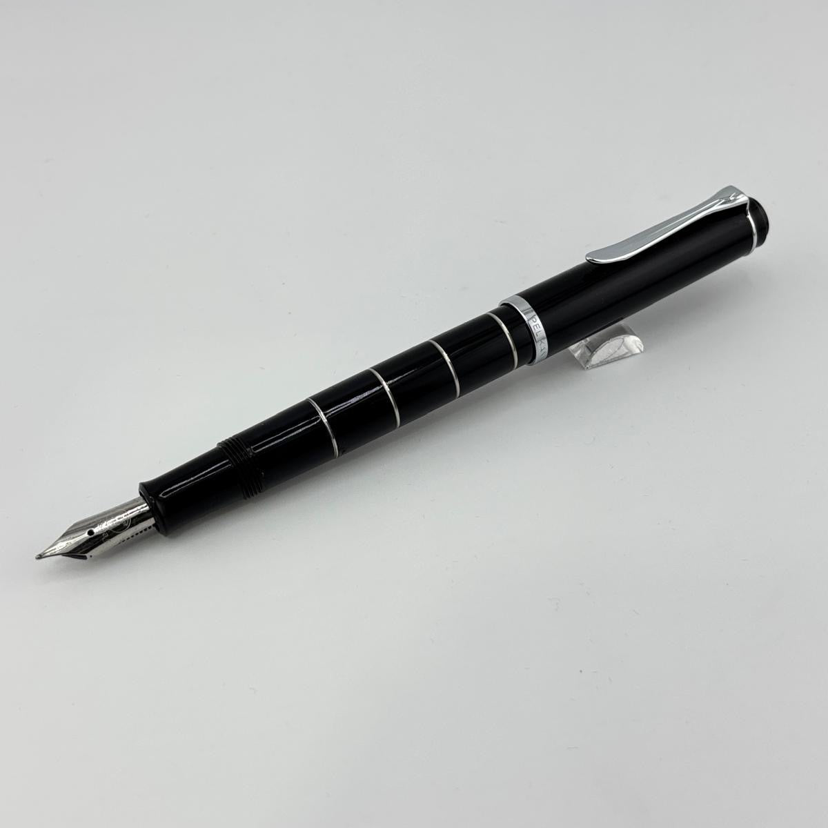 Pelikan M215 Black with silver rings - Fountain Pen