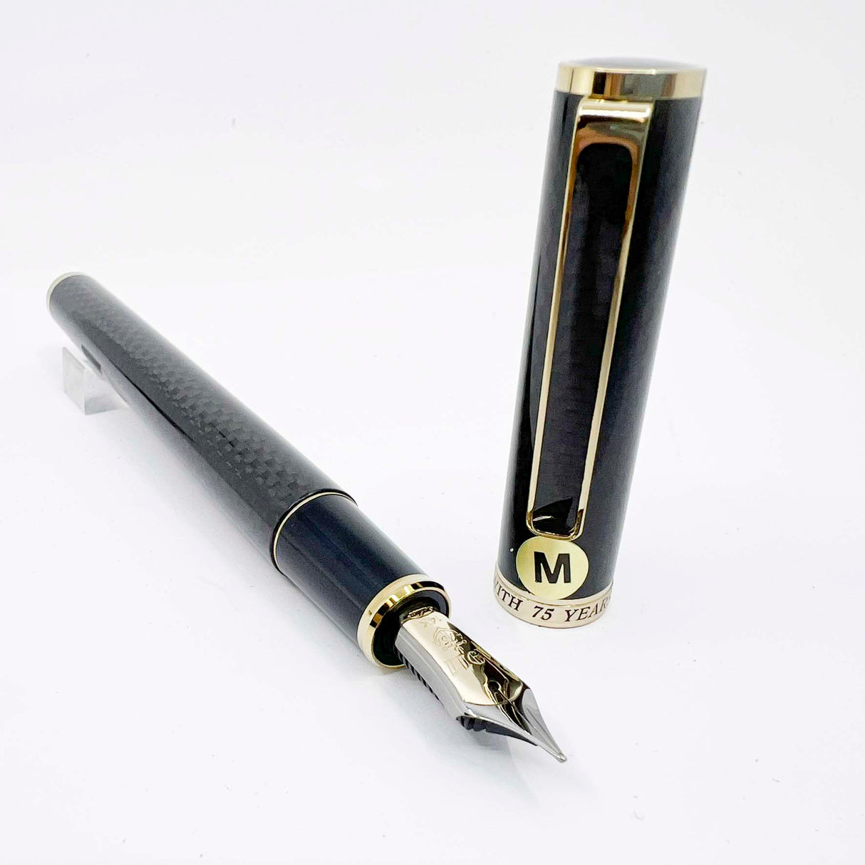 Sailor Profit 75th Anniversary Carbon Fiber Special Edition Fountain Pen (1986) - Medium 14kt Gold Nib