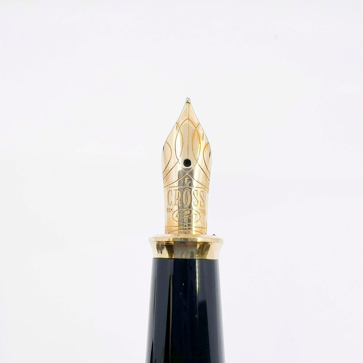 Cross Townsend 18kt Gold-Filled Fountain Pen - Made in USA - Fine 18kt Gold Nib