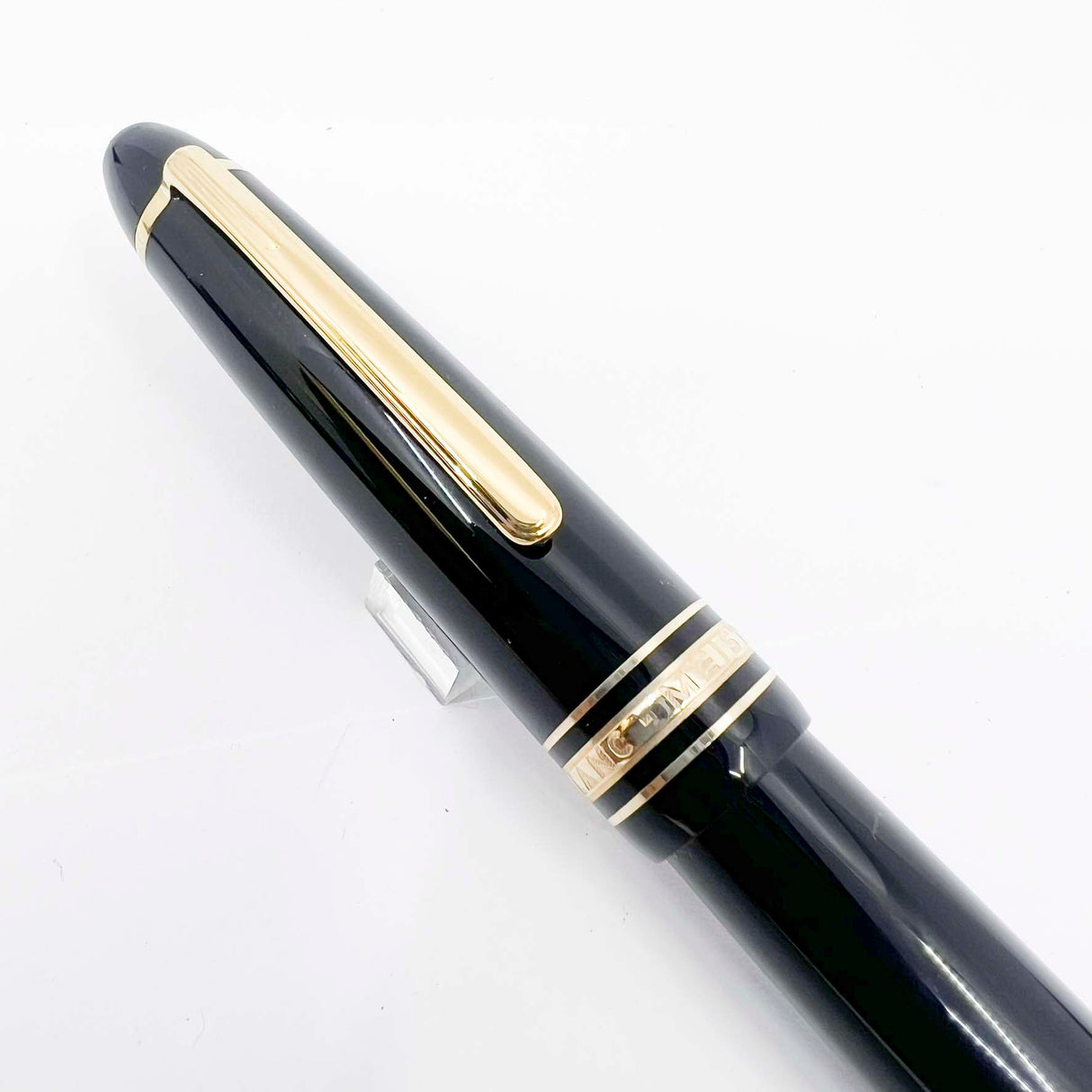 Montblanc Meisterstuck Black Resin #146 LeGrand Fountain Pen - Extra Fine 14kt Gold Nib