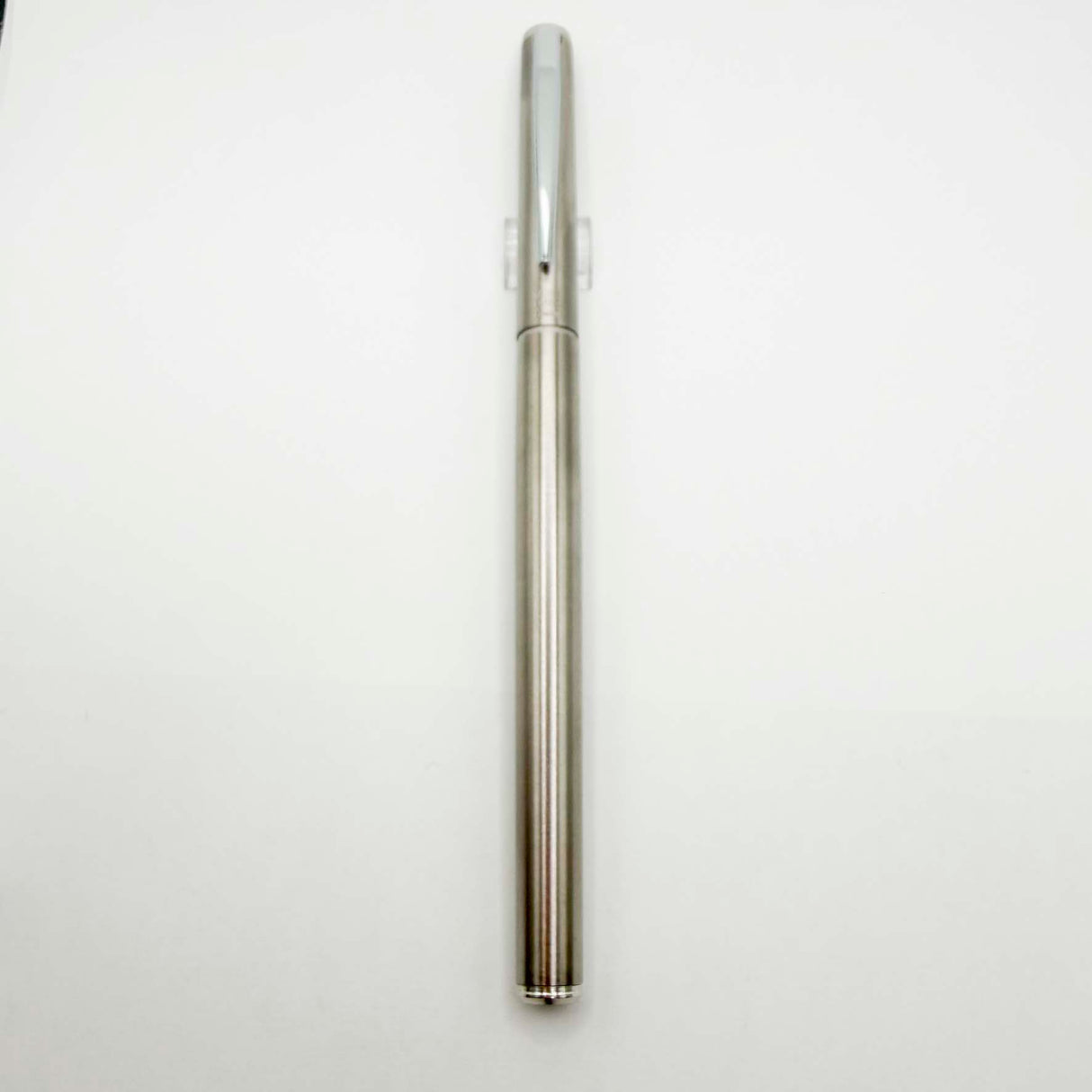 Montblanc Quick Pen/aka Early Noblesse Fountain Pen - Brushed Stainless Steel - Extra Fine Stainless Steel Nib