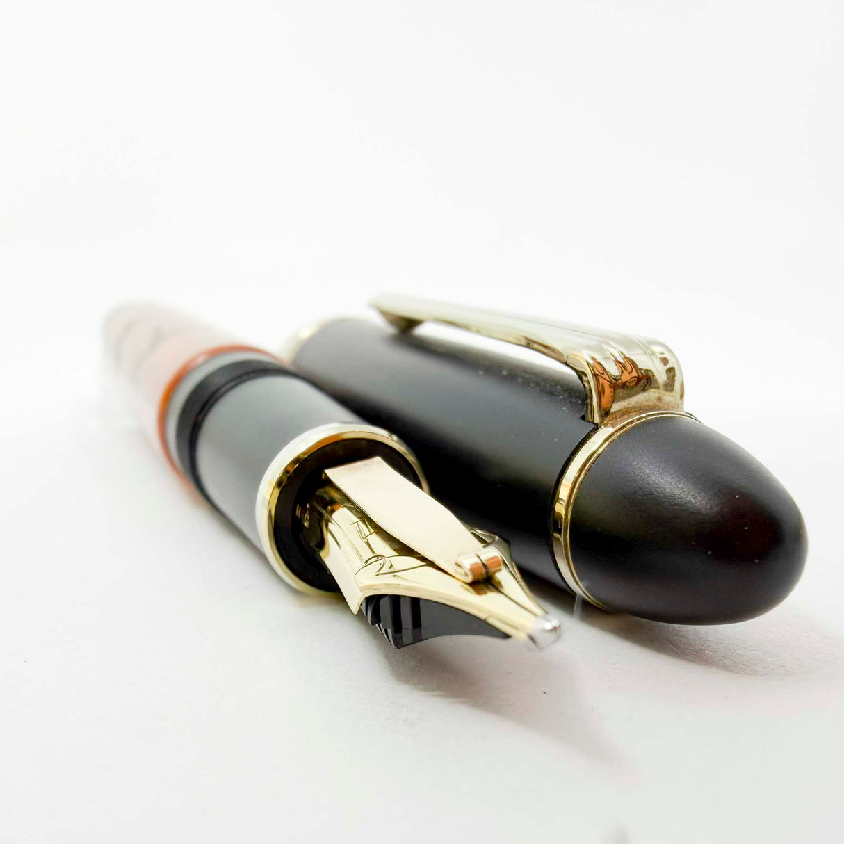 Sailor Negoro Nuri Red Meteor FP5 Long Bodied Dragonfly Fountain Pen - Naginata Cross Emperor 21kt Gold Nib!! RARE!
