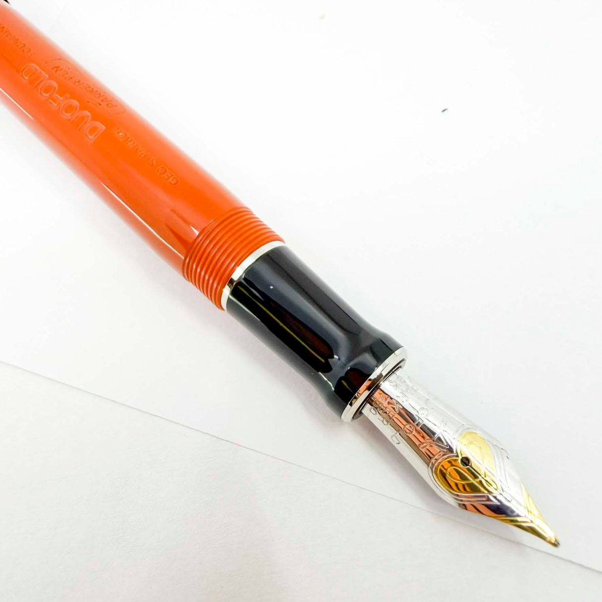 Parker Duofold "Big Red Vintage" Centennial Fountain Pen - Medium 18kt Gold Nib