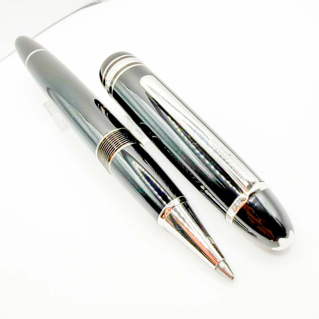 Montblanc Meisterstuck Black Resin - Platinum Plated Trim LeGrand Rollerball