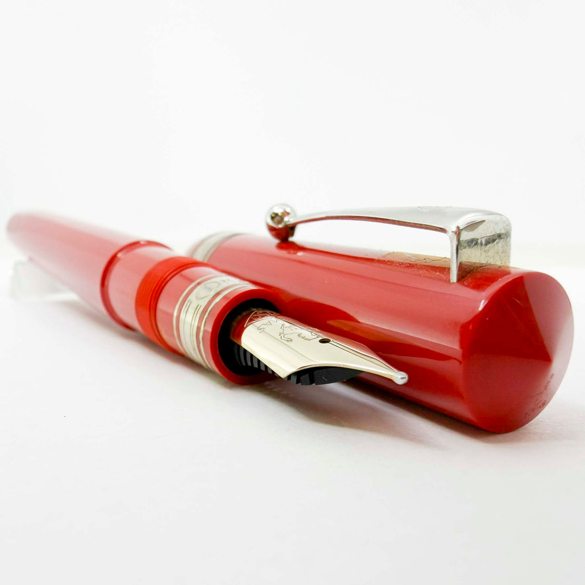 OMAS Ferrari 348 Challenge Limited Production Red Fountain Pen - Medium 18kt Gold Nib