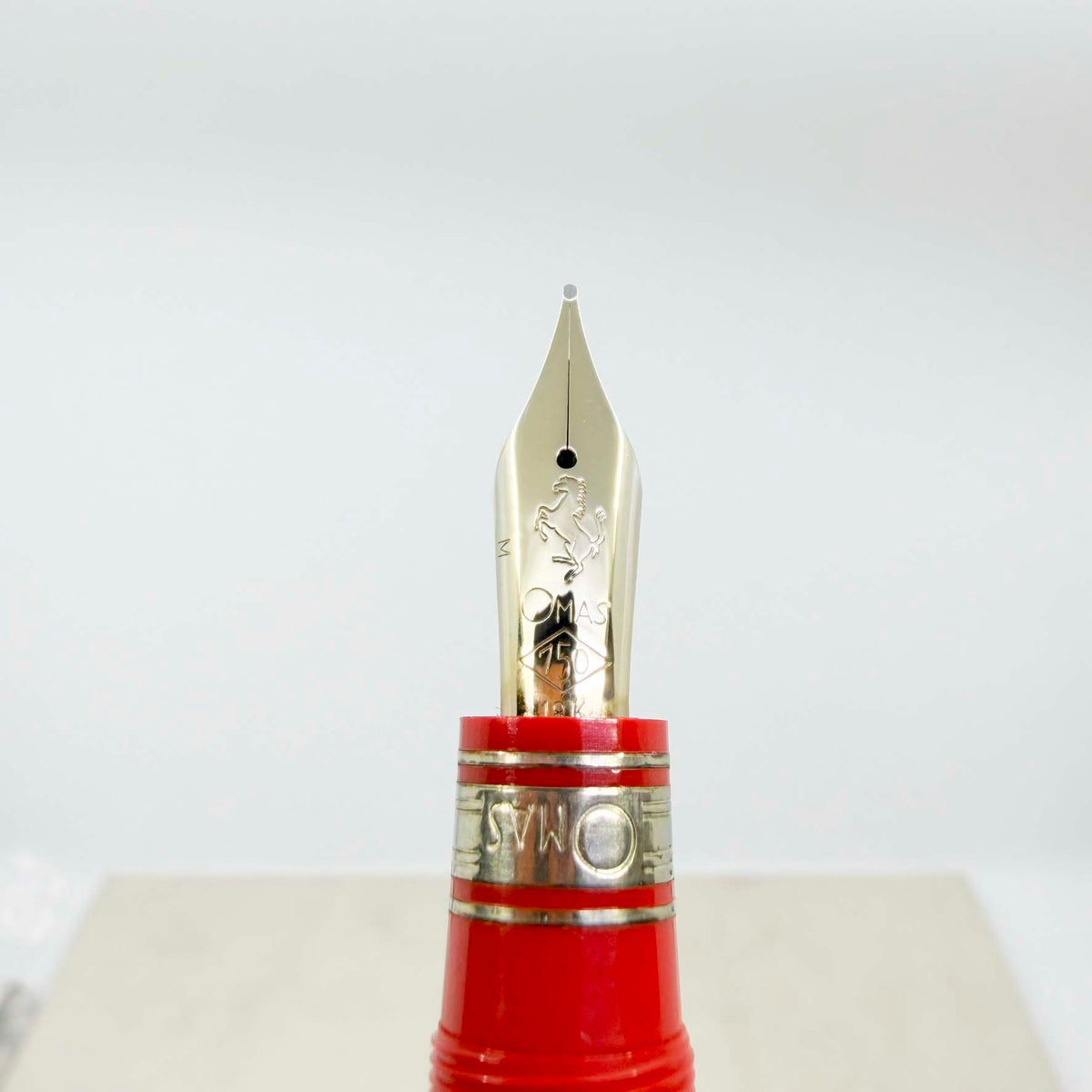 OMAS Ferrari 348 Challenge Limited Production Red Fountain Pen - Medium 18kt Gold Nib