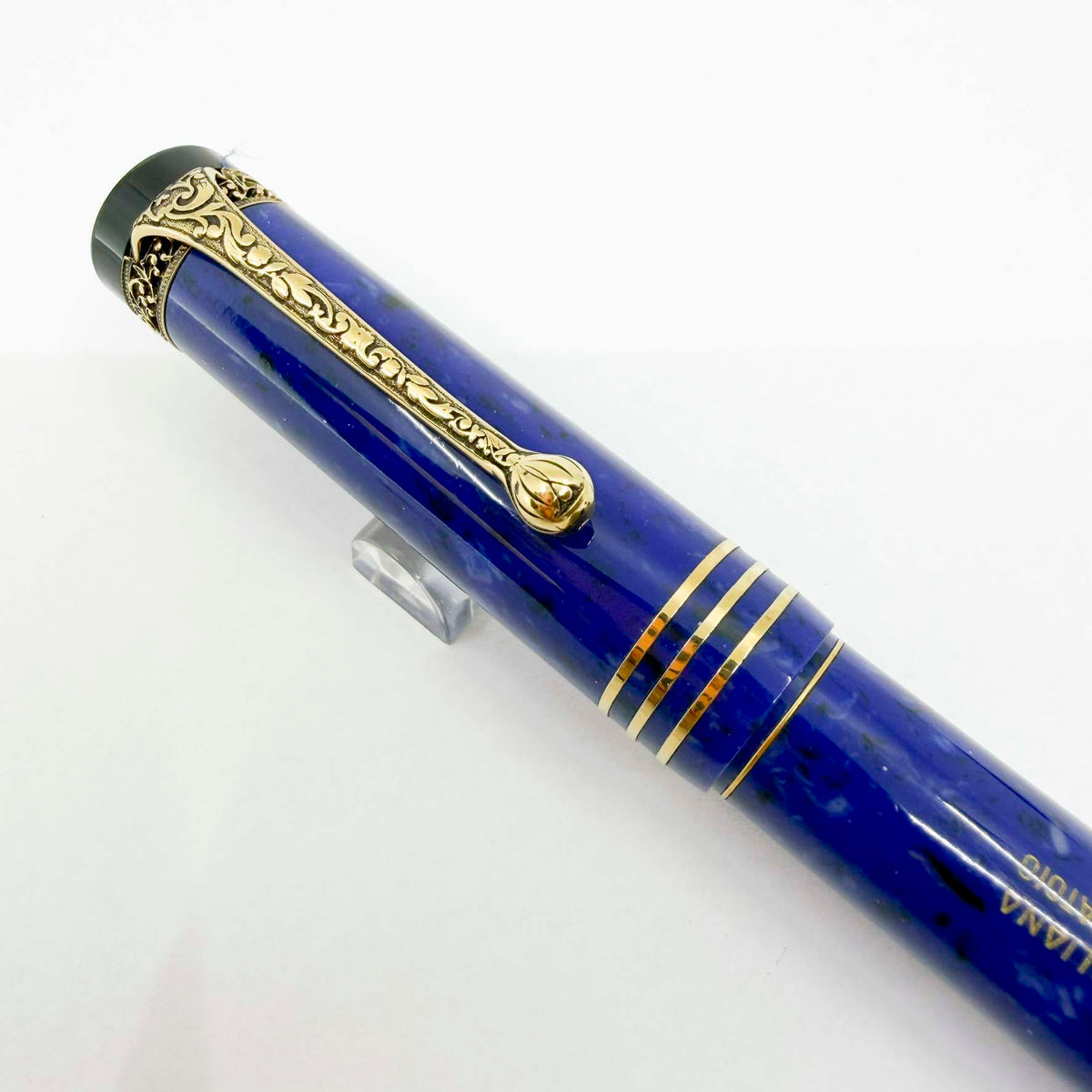 Aurora Internazionale Blue Marble Auroroloide Limited Edition Fountain Pen - Medium 18kt Gold Nib