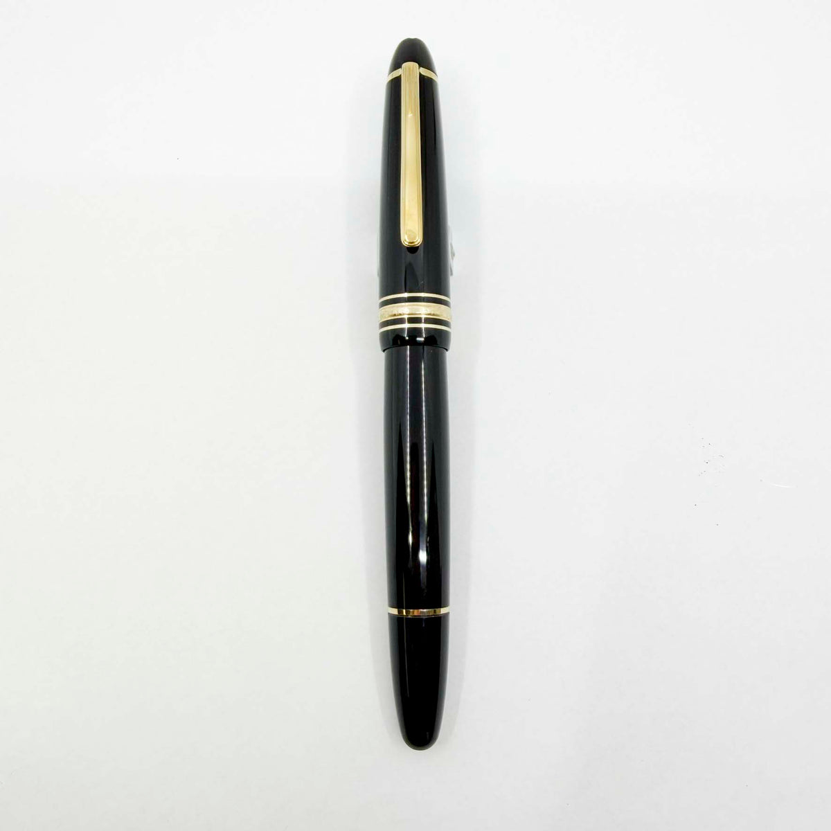 Montblanc #147 Traveler Black Resin LeGrand Meisterstuck Fountain Pen - Fine 14kt Gold Nib - CARTRIDGE FILL ONLY