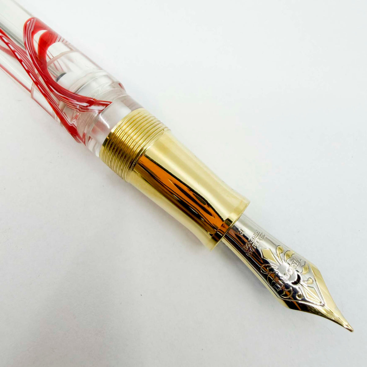 Visconti Opera Master Crimson Tide Demonstrator Limited Edition Fountain Pen #17/70 - Flexible Fine 23K Palladium Nib