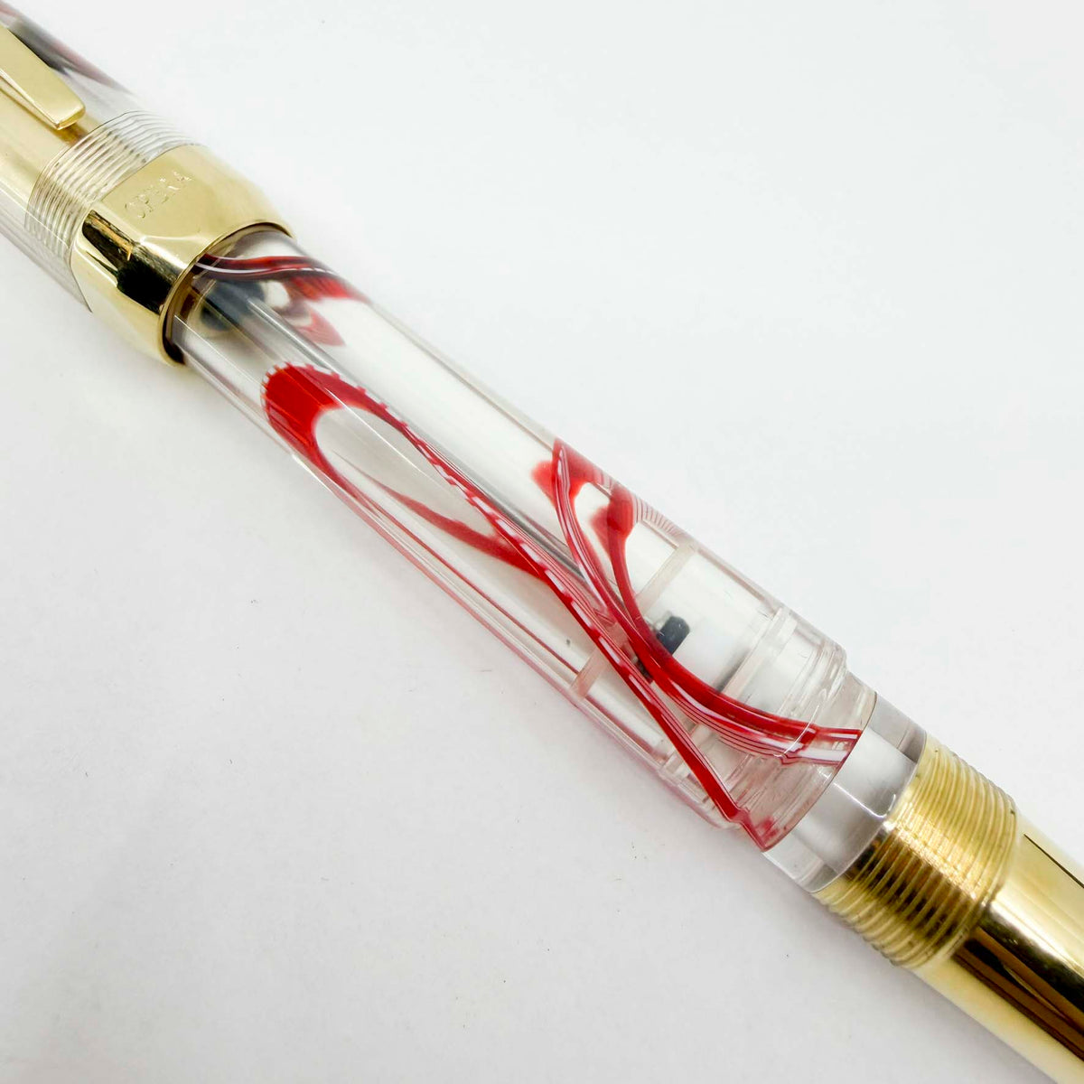 Visconti Opera Master Crimson Tide Demonstrator Limited Edition Fountain Pen #17/70 - Flexible Fine 23K Palladium Nib
