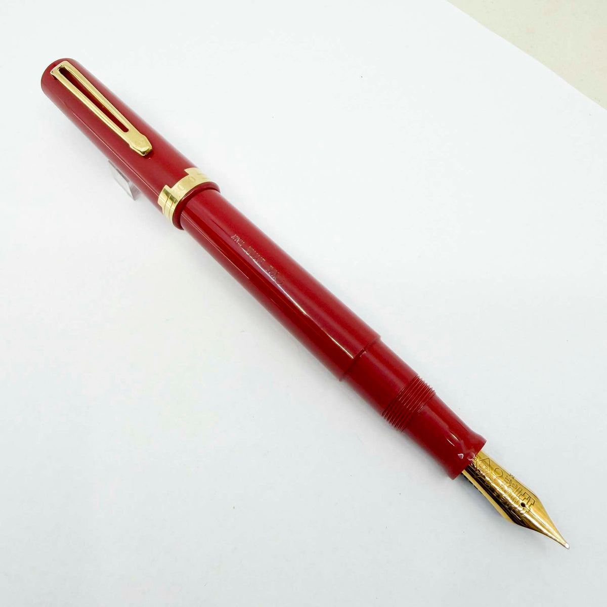 OMAS Jerusalem 3000 Red Terracotta Vegetal Resin Special Edition Fountain Pen - Medium 18kt Gold Nib