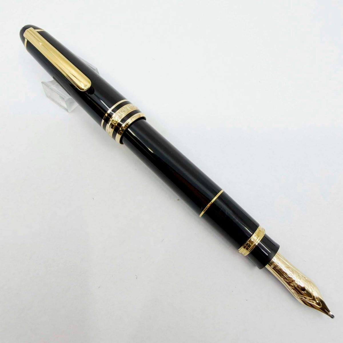 Montblanc Meisterstuck Mozart Black Resin Fountain Pen - Medium 14kt Gold Nib