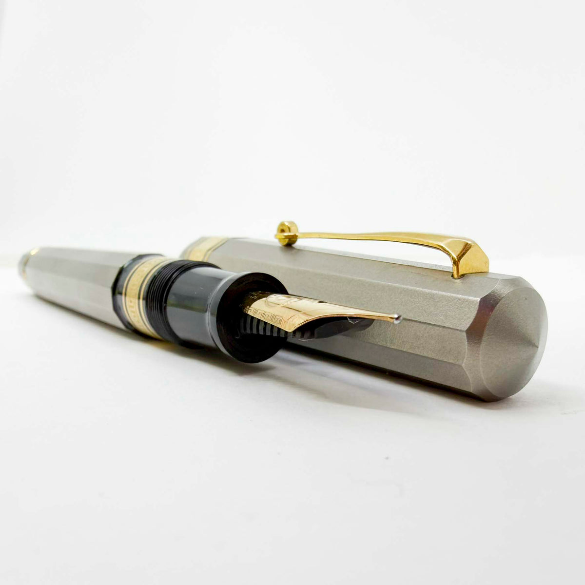 OMAS T-2 Titanium 75th Anniversary Limited Edition Fountain Pen - Medium 18kt Gold Nib