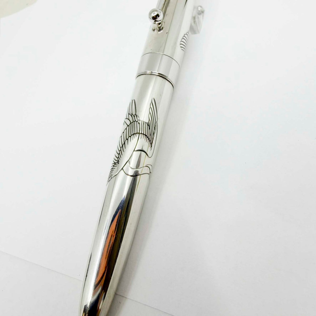 Namiki Sterling Silver Flying Crane Rollerball Pen