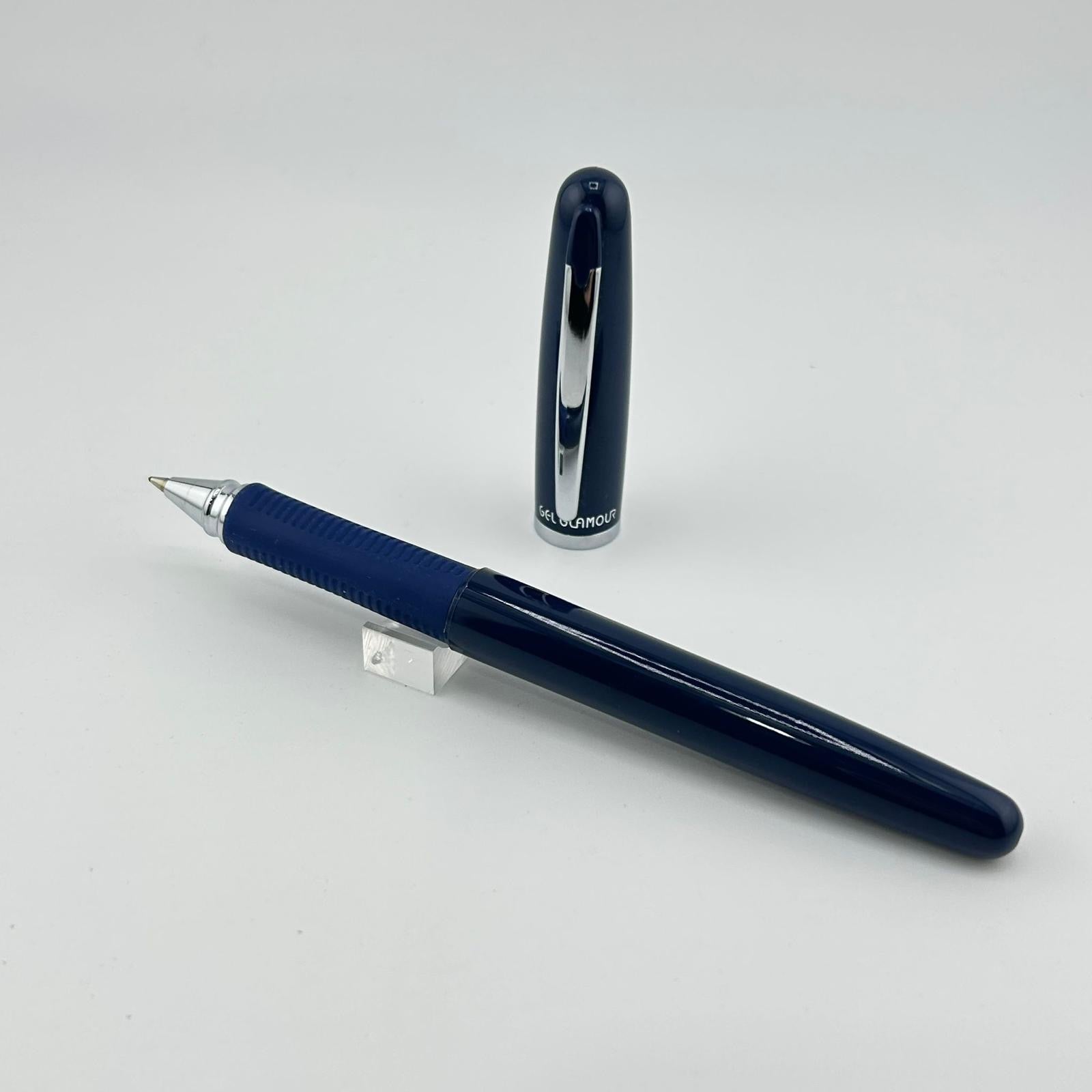Platinum Glamour Rhodium trim - 2 pens ( one black and one blue ) Roller Balls