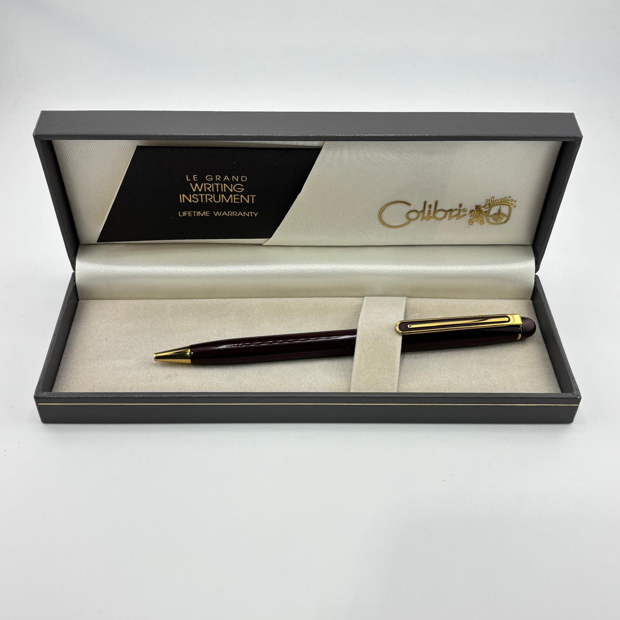 Colibri " Le Grand " Burgundy Ball Pen