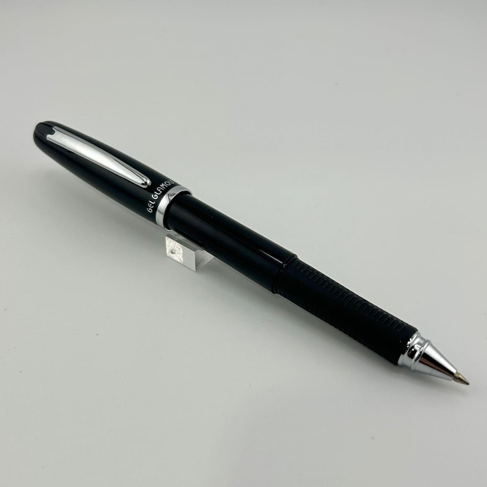 Platinum Glamour Rhodium trim - 2 pens ( one black and one blue ) Roller Balls